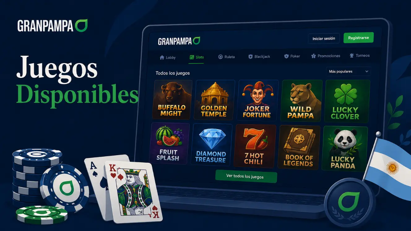 Casino Gran Pampa y variedad de juegos disponibles